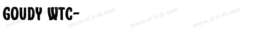 goudy Wtc字体转换